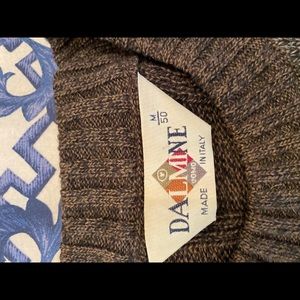 Men’s Italian Knute argyle sweater m/50